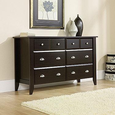 Sauder Shoal Creek Dresser 409937 The Furniture Co