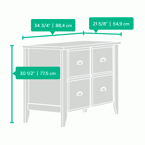 Sauder Shoal Creek Lateral File 408924 The Furniture Co