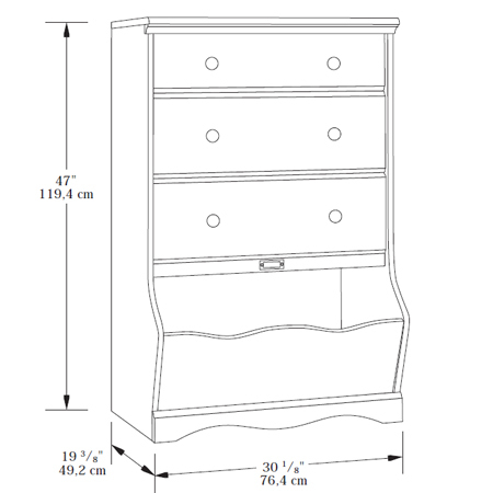 Pogo 3 drawer chest discount