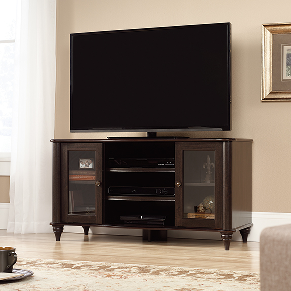 Sauder New Albany Tv Stand 416700 The Furniture Co