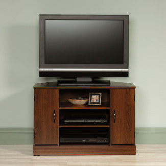 Sauder Beginnings Corner TV Stand (416345) - The Furniture Co.