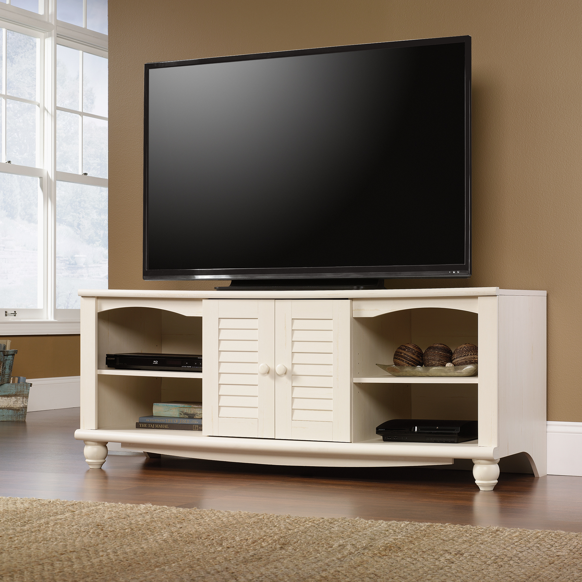 Sauder Harbor View Tv Stand 403679 The Furniture Co