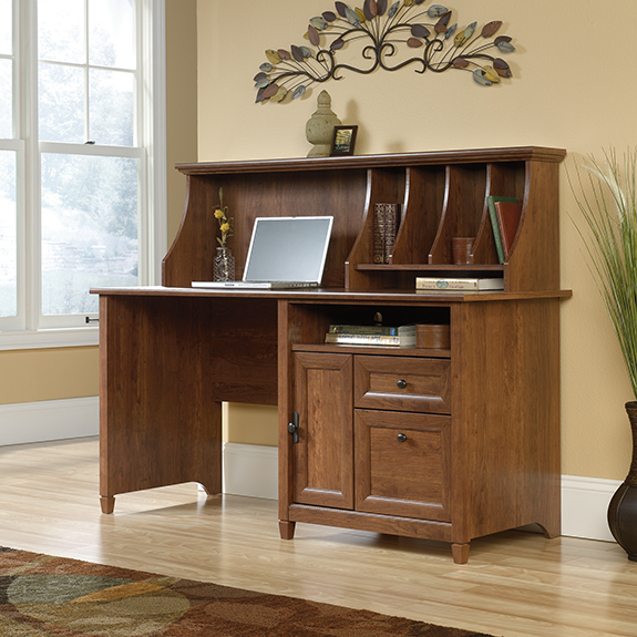 Sauder Edge Water Computer Desk With Hutch 419401 The