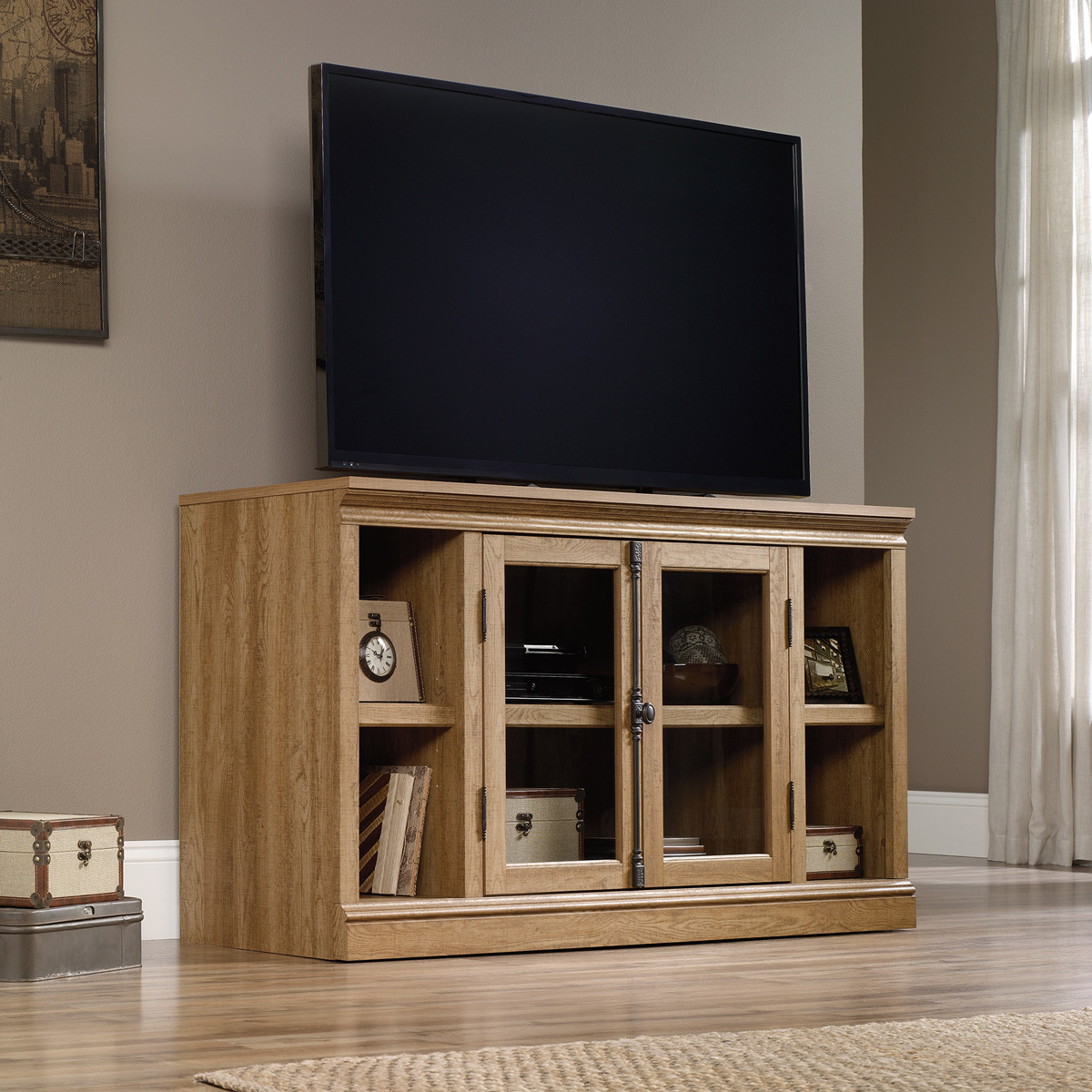 Sauder Barrister Lane Tv Stand 416798 The Furniture Co