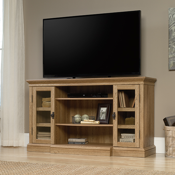 sauder barrister lane fireplace tv stand (419118)