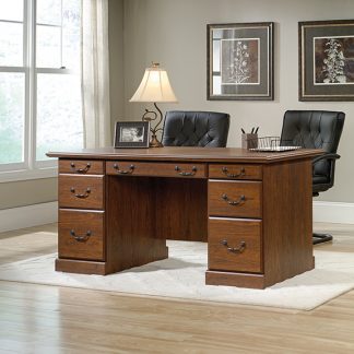 Sauder Orchard Hills Executive Desk 418646 The Furniture Co