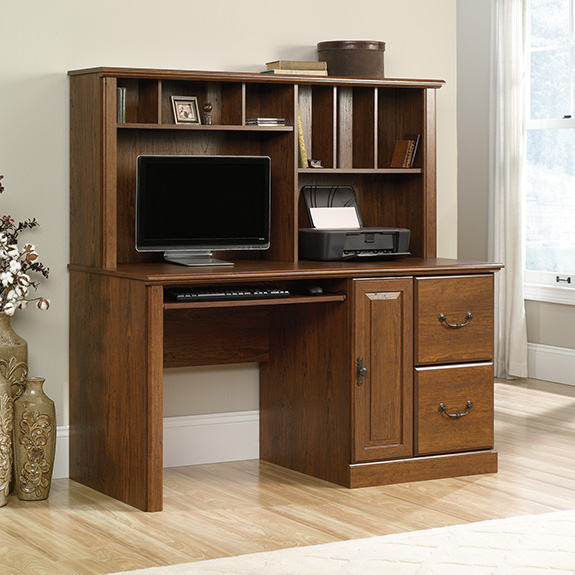 Sauder Orchard Hills Computer Desk With Hutch 418650 The