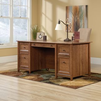 Sauder 409128 Stockbridge Executive Trestle Desk The Furniture Co