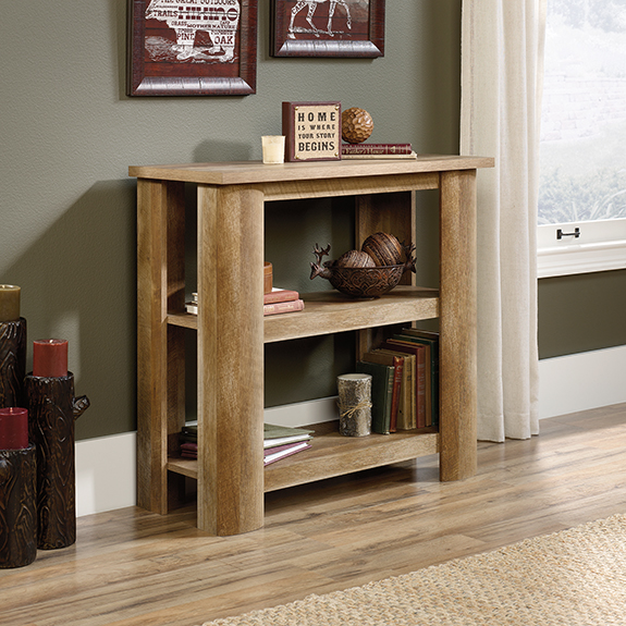 Sauder Boone Mountain 2 Shelf Bookcase 419940 The Furniture Co