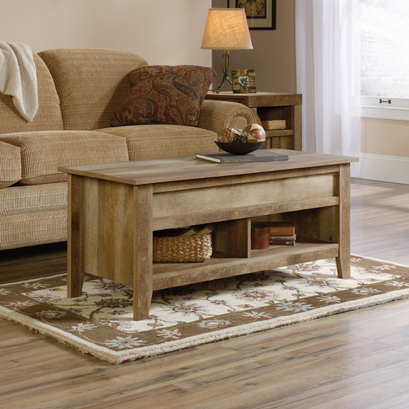 Sauder Dakota Pass Lift Top Coffee Table 420011 TheFurnitureCo