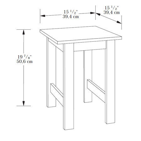 Beginnings End Table (414289) – Sauder Furniture – TheFurnitureCo.net