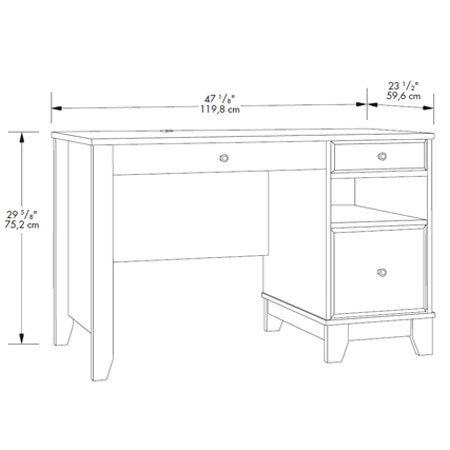 Sauder 414468 Camarin Computer Desk The Furniture Co