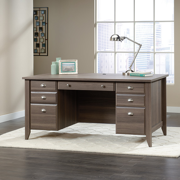 Sauder Shoal Creek Executive Desk 418656 The Furniture Co