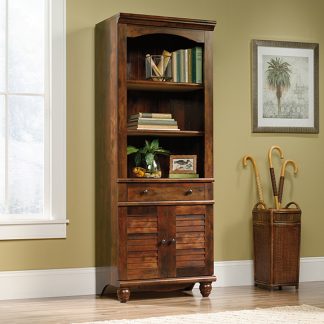 Sauder Harbor View Library with Doors (420476)