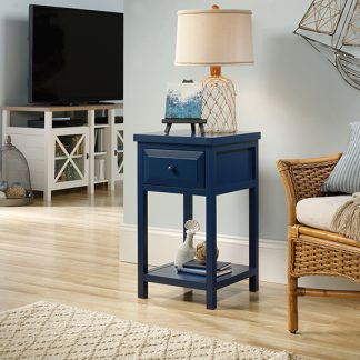 Sauder Cottage Road Side Table Indigo Blue (420136)
