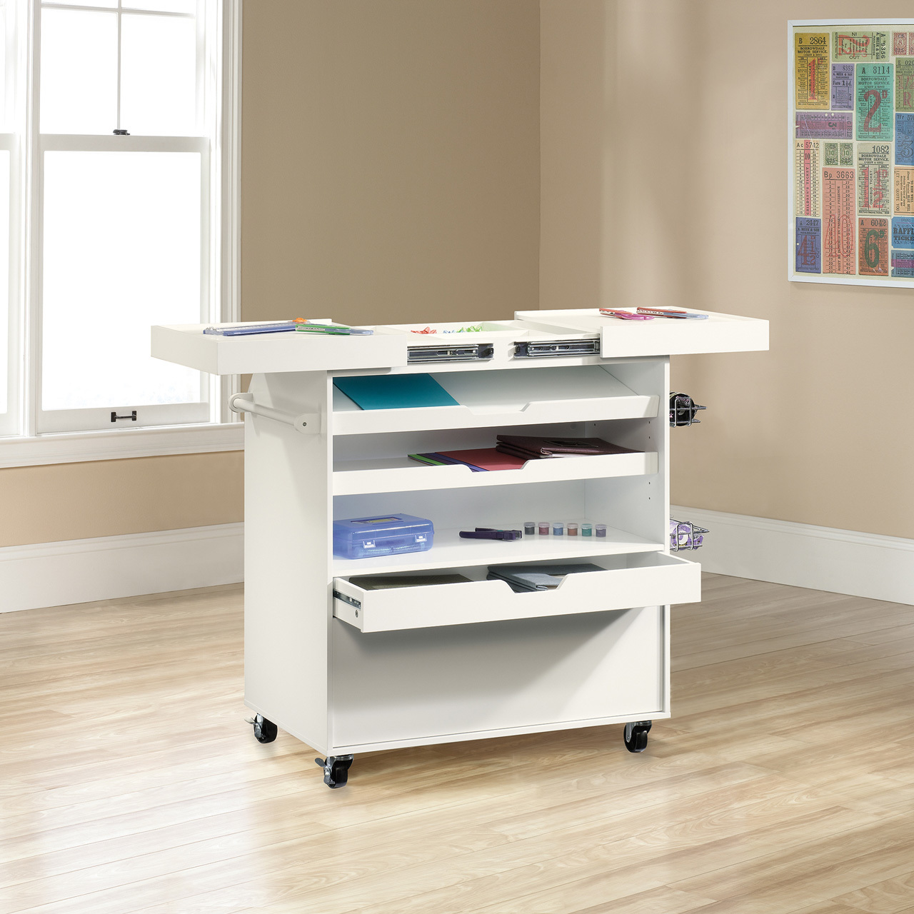 Sauder sales craft cart