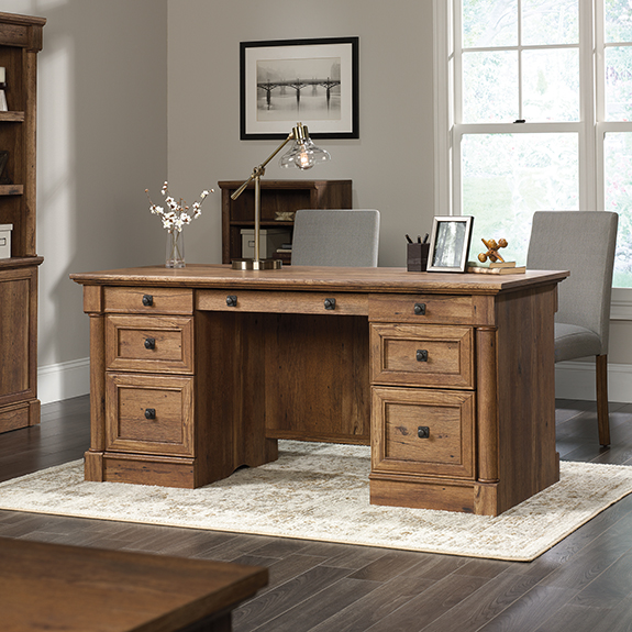 Sauder Palladia Executive Desk 420604 The Furniture Co