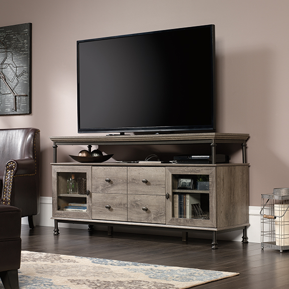 sauder canal street tv stand (420494)