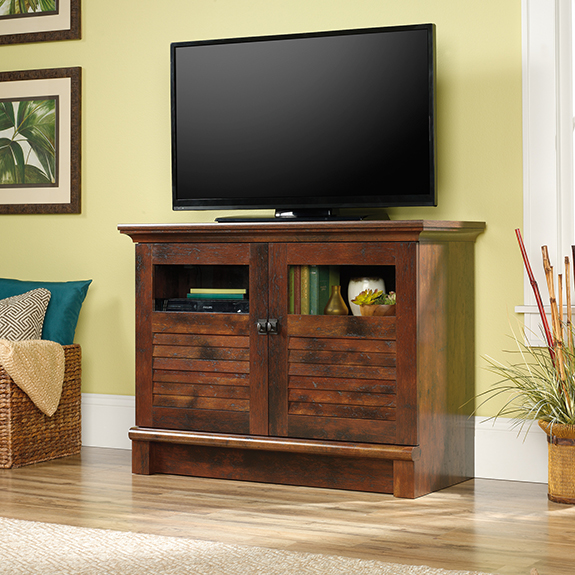 Sauder Harbor View Tv Cabinet 422398 The Furniture Co