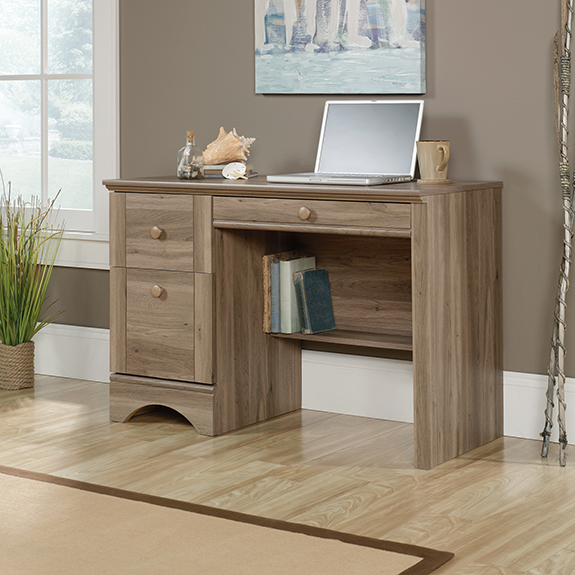 Sauder County Line Writing Desk, Salt Oak finish