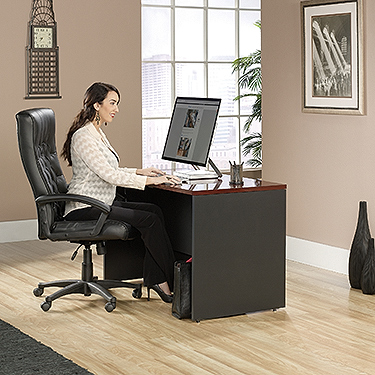 Sauder sit outlet stand desk