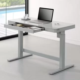 47" Sit-Stand Desk - White